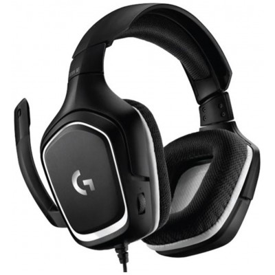 LOGITECH AURICULARES CON MICROFONO G332 GAMING NEGRO BLANCO - 981-000831