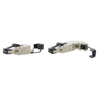 KRAMER  CONECTOR BLINDADO RJ-45 180&ordm; MONTAJE EN EXTERIOR PAR (Espera 4 dias)