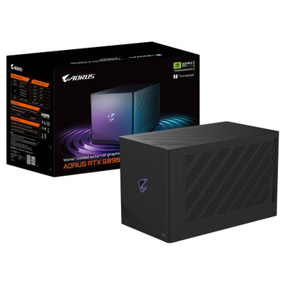 GIGABYTE AORUS RTX 5090 AI BOX Tarjeta Gr&aacute;fica &ndash; 32 GB GDDR7, 512 bits, PCI-E 5.0, frecuencia de n&uacute;cleo 2407 MHz, 3 x DP 2.1, 1 x HDMI 2.1, GV-N5090IXEB-32GD 1.0 (Espera 4 dias)
