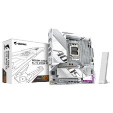 GIGABYTE B850M AORUS ELITE WIFI6E ICE Placa Base - Procesadores AMD Ryzen Serie 9000, 12+2+1 fases VRM digitales, hasta 8200MHz DDR5 (OC), 1xPCIe 5.0 + 1xPCIe 4.0 M.2, LAN 2.5, WIFI 7, USB 3.2 Gen 2 (Espera 4 dias)