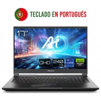 PORTATIL GIGABYTE AORUS 17X AZF-D5PT665SH I9 13980HX 4070 32GB 2TB 17" W11H