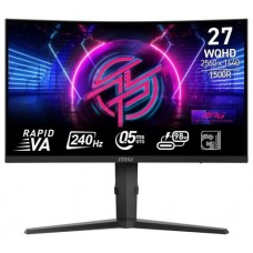 MSI MONITOR MPG 275CQRXF. 27" RAPID VA CURVO 1500R. 2560X1440 . 240HZ. NEGRO (Espera 4 dias)