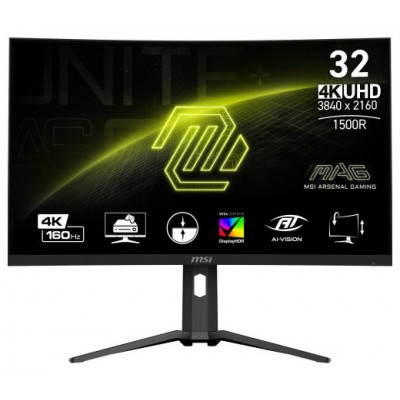 MSI MAG 321CUP pantalla para PC 80 cm (31.5") 3840 x 2160 Pixeles 4K Ultra HD Negro (Espera 4 dias)