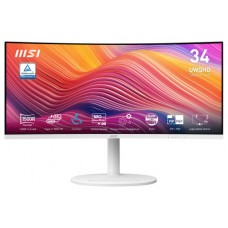 MSI Modern MD342CQPW pantalla para PC 86,4 cm (34") 3440 x 1440 Pixeles UltraWide Quad HD Blanco (Espera 4 dias)