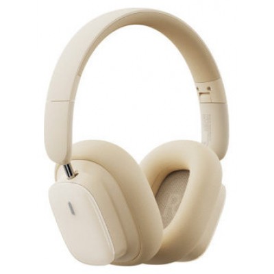 BASEUS BOWIE H1I NOISE-CANCELLATION WIRELESS HEADPHONES STELLAR WHITE (Espera 4 dias)
