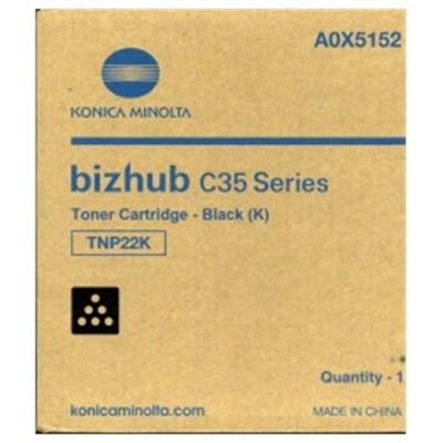 KONICA MINOLTA Toner BIZHUB C35 Negro TNP22K/A0X5152