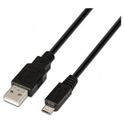 AISENS - CABLE USB 2.0, TIPO A/M-MINI B/M, NEGRO, 1.8M