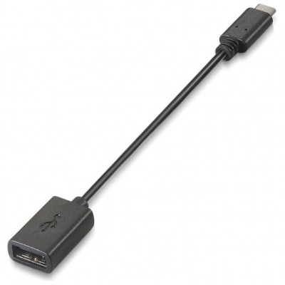 CABLE USB 2.0 3A TIPO USB-CM-AH NEGRO 15CM AISENS