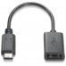 CABLE USB 2.0 3A TIPO USB-CM-AH NEGRO 15CM AISENS