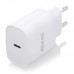 CARGADOR USB-C PD3.0 1 PUERTO 1xUSB-C 20W BLANCO
