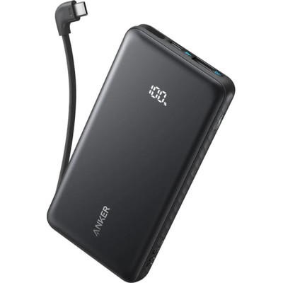 POWERBANK ANKER 10000 MAH 30W CON CON CABLE USB-C INTEGRADO
