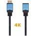 CABLE HDMI V2.0 PROLONGADOR 4K60HZ 18GBPS AM-AH NEGRO