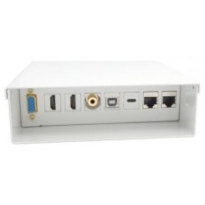 AISENS - CAJA DE CONEXIONES VGA+JACK3.5+2XHDMI+1XUSB-C+1XUSB-B+2XRJ45 CAT.6A STP, BLANCO