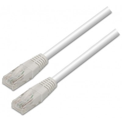 CABLE RED LATIGUILLO RJ45 CAT.6 UTP AWG24 BLANCO 2.0M