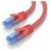 AISENS - CABLE DE RED LATIGUILLO RJ45 CAT.6 UTP AWG26 CCA, ROJO, 3.0M