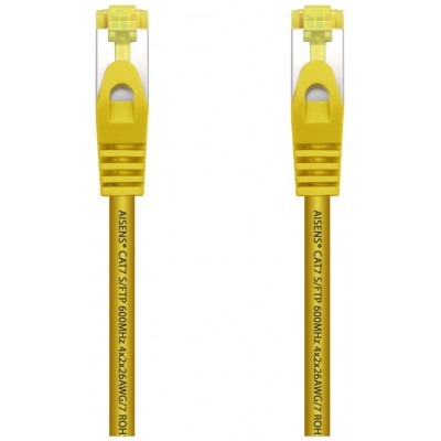 CABLE RED AISENS LATIGUILLO RJ45 LSZH CAT.7 SFTP PIMF 1.0M AMARILLO