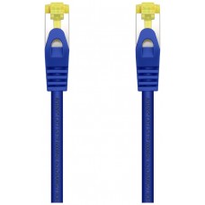 AISENS - CABLE DE RED LATIGUILLO RJ45 LSZH CAT.7 600 MHZ S/FTP PIMF AWG26, AZUL, 1.0M