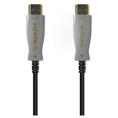 AISENS - CABLE 150M HDMI V2.0 AOC PREMIUM ALTA VELOCIDAD / HEC 4K@60HZ 4:4:4 18GBPS, A/M-A/M, NEGRO