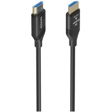 AISENS - CABLE HDMI V2.1 AOC ULTRA ALTA VELOCIDAD / HEC 8K@60HZ 4K@120HZ 4:4:4 48GBPS, A/M-A/M, NEGRO, 20M