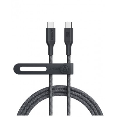 CABLE ANKER 544 USB-C TO USB-C CABLE (6FT 140W BIO-NYLON BLACK)