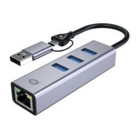 ADAPTADOR USB-C/USB-A ETHERNET RJ45 CONCEPTORNIC