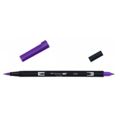 ROTULADOR DOBLE PUNTA PINCEL COLOR VIOLET TOMBOW ABT-606 (MIN6) (Espera 4 dias)