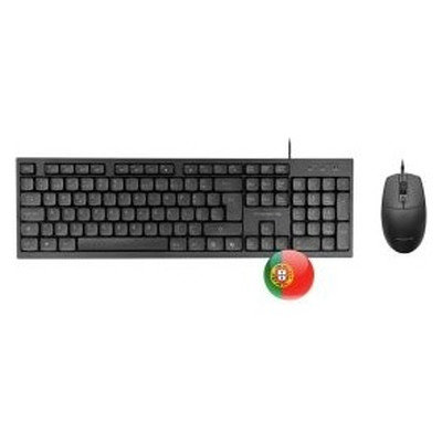 TECLADO Y MOUSE TACENS USB ANIMA ACP02PT 1600 DPI