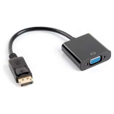 ADAPTADOR LANBERG DISPLAYPORT 1.1 A VGA 20CM NEGRO