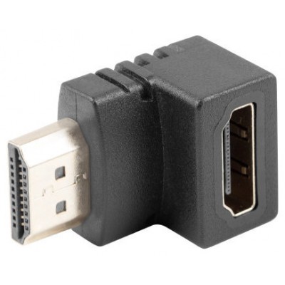 ADAPTADOR LANBERG HDMI(M) A HDMI(H) ANGULO ABAJO NEGRO