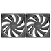 Tacens Anima Kit Ventilador 2en1 AF12X2 FLUXUS-SX1 Tacens Anima Kit Ventilador 2en1 AF12X2 FLUXUS