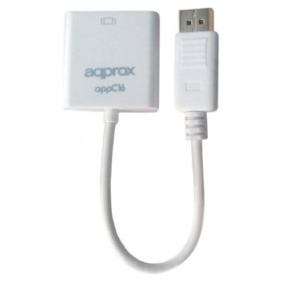 ADAPTADOR DISPLAYPORT A HDMI APPROX (Espera 4 dias)