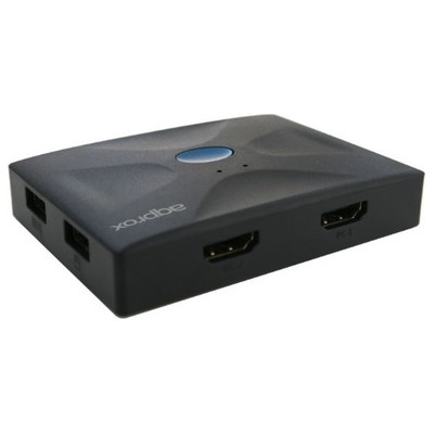 HDMI KVM SWITCH 2 PUERTOS APPROX (Espera 4 dias)-SX101 HDMI KVM SWITCH 2 PUERTOS APPROX (Espera 4 dias)