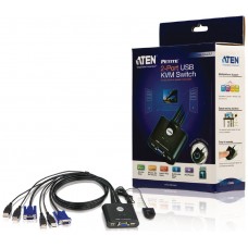 Aten CS22U interruptor KVM Negro (Espera 4 dias)