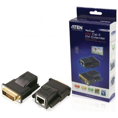 Aten VE066 extensor audio/video Negro (Espera 4 dias)