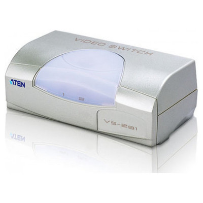 ATEN CONMUTADOR / SELECTOR / SWITCHVGA DE 2 PUERTOS (VS291-AT-G) (Espera 4 dias)