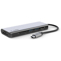 Belkin AVC009btSGY USB 3.2 Gen 1 (3.1 Gen 1) Type-C Plata (Espera 4 dias)-14SX Belkin AVC009btSGY USB 3.2 Gen 1 (3.1 Gen 1) Type-C Plata (Espera 4 dias)