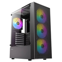 CAJA ANTEC AX27 ARGB ATX NEGRO 4XVENT 120MM 2XUSB SN FUENTE-7SX CAJA ANTEC AX27 ARGB ATX NEGRO 4XVENT 120MM 2XUSB SN FUENTE