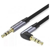 CABLE AUDIO ESTEREO ACODADO JACK 3.5/M JACK 3.5/M 1.5 M GRIS VENTION (Espera 4 dias)