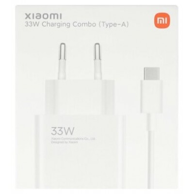 CARGADOR XIAOMI 33W CHARGING COMBO (TYPE-A) BHR9956EU (Espera 4 dias)