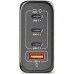 CARGADOR PARED GaN 3xUSB-C + USB-A 140W NEGRO NGS (Espera 4 dias)
