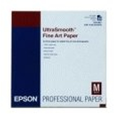 Epson GF Papel UltraSmooth fine art, A3+, 25 h, 325g/m2-SX93 Epson GF Papel UltraSmooth fine art, A3+, 25 h, 325g/m2
