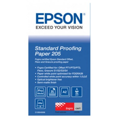 Epson GF Papel Proofing Standard, A2, 50h, 205g/m2
