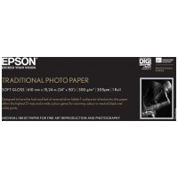 Epson GF papel Photo Traditional 24&quot  x 15,2m - 300 g/m2