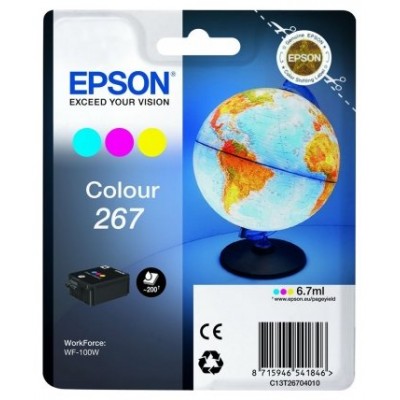 EPSON Singlepack Colour 267 ink cartridge with RF
