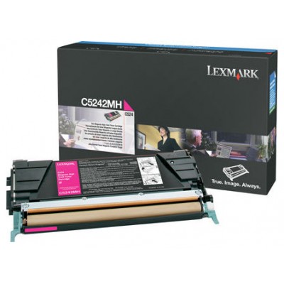 Lexmark C524, C532, C534 Cartucho toner magenta Alto Rendimiento (5K)