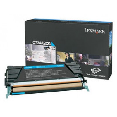 Lexmark C73x, X73x Cartucho de toner cian (6K)