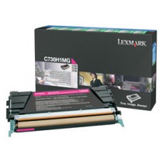 LEXMARK C-736, X-736/738 Toner Magenta Alto rendimiento Retornable