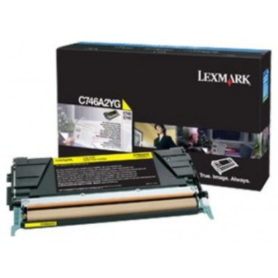 Lexmark C746, C748 Yellow Corporate Cartridge