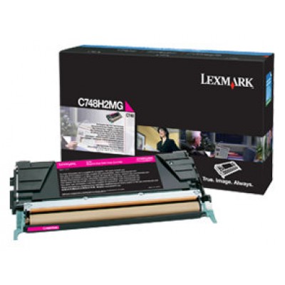 Lexmark C748 Cartucho de toner magenta Alto Rendimiento