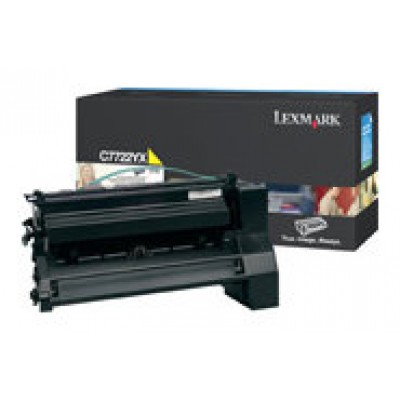 Lexmark C772 Cartucho impresion amarillo Extra Alto Rendimiento (15K)